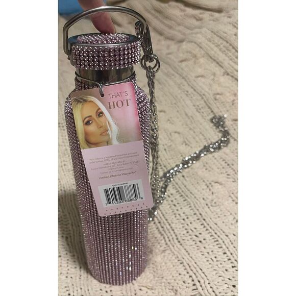 Paris Hilton Diamond Bling Stainless Steel Water bottle 25 ounce NWT - Picture 1 of 7